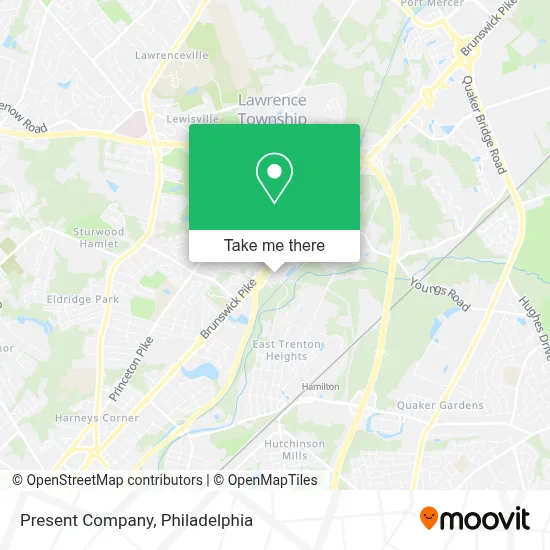 Present Company map