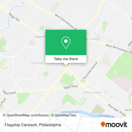 Flagship Carwash map