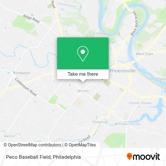 Peco Baseball Field map