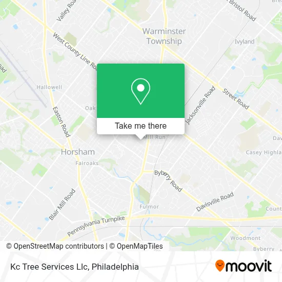 Kc Tree Services Llc map