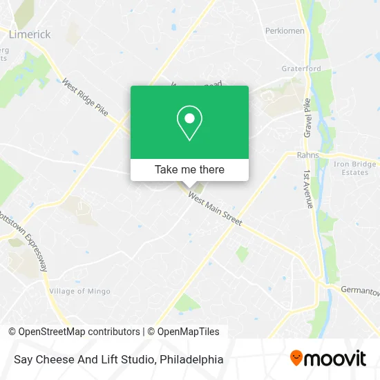 Say Cheese And Lift Studio map