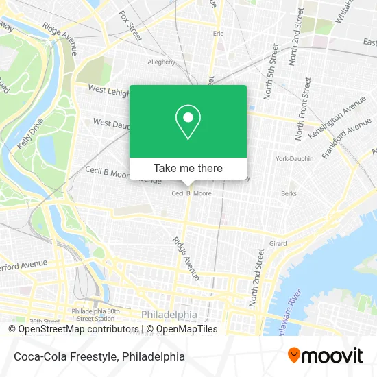 Coca-Cola Freestyle map