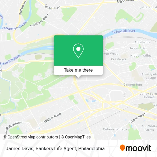 James Davis, Bankers Life Agent map