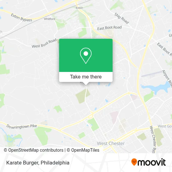 Karate Burger map