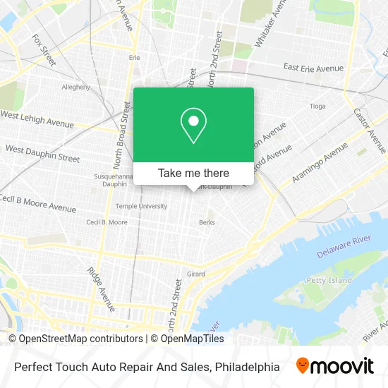 Perfect Touch Auto Repair And Sales map