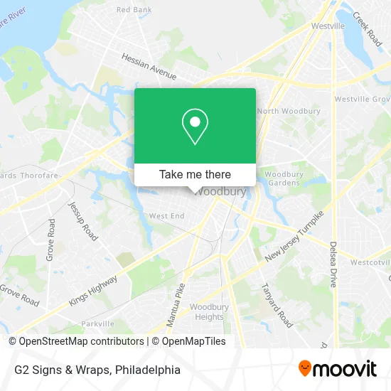 G2 Signs & Wraps map