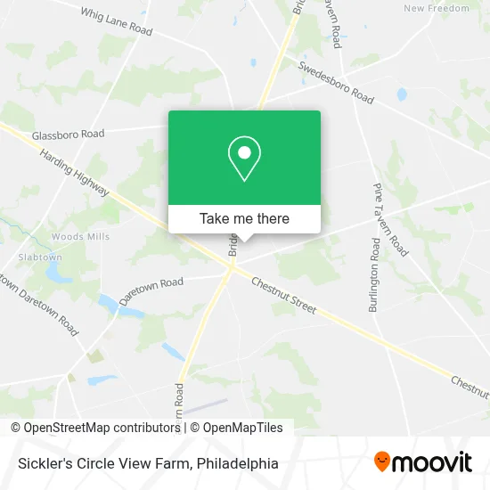 Sickler's Circle View Farm map