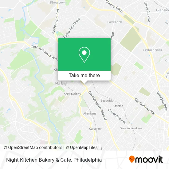 Night Kitchen Bakery & Cafe map
