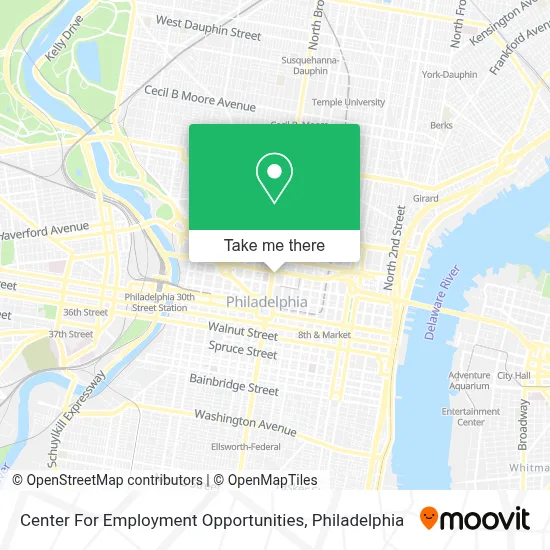 Center For Employment Opportunities map