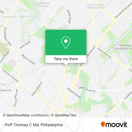 Peff Thomas C Md map
