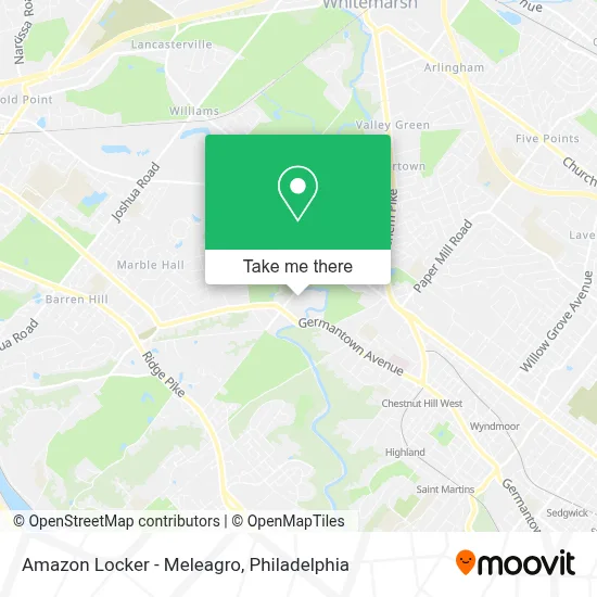 Amazon Locker - Meleagro map