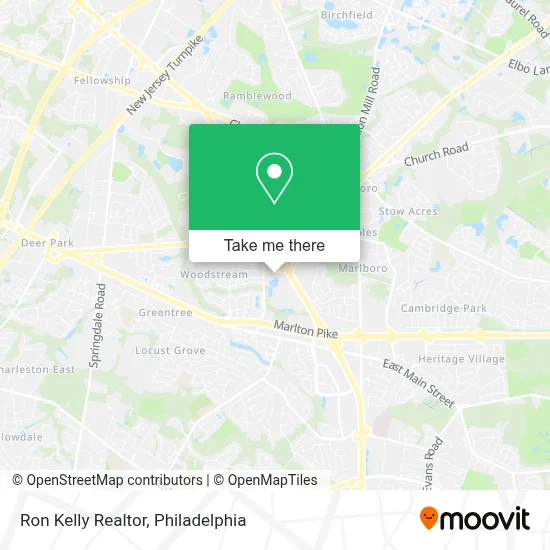 Ron Kelly Realtor map