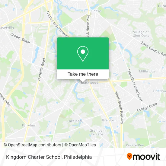 Kingdom Charter School map