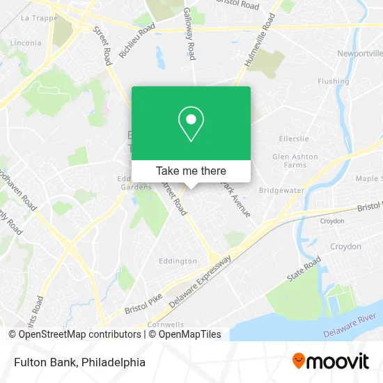 Fulton Bank map
