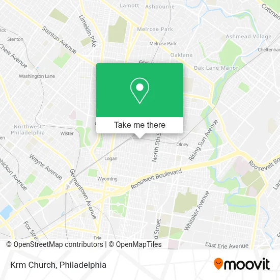 Krm Church map