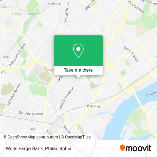 Wells Fargo Bank map