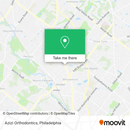 Azizi Orthodontics map