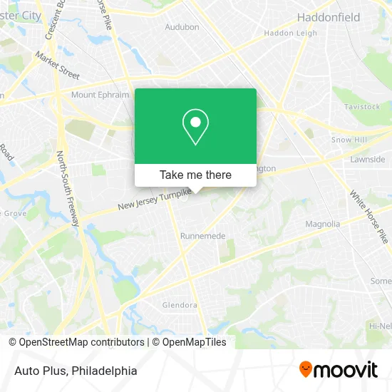 Auto Plus map