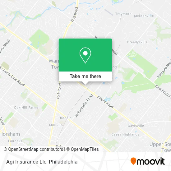 Agi Insurance Llc map