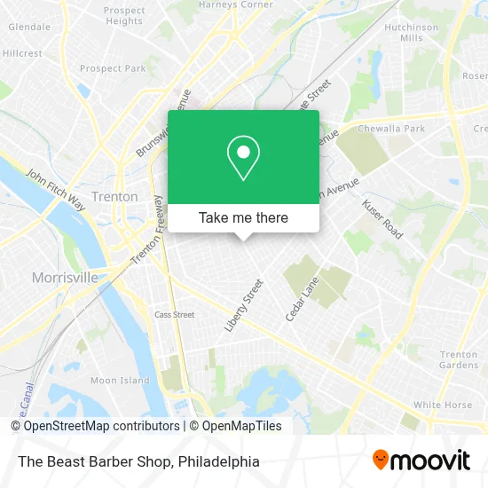 The Beast Barber Shop map