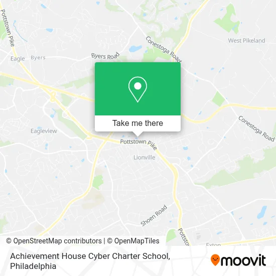 Achievement House Cyber Charter School map