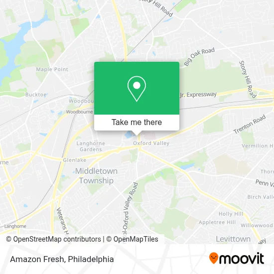 Amazon Fresh map
