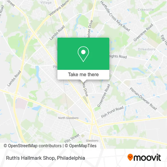 Ruth's Hallmark Shop map