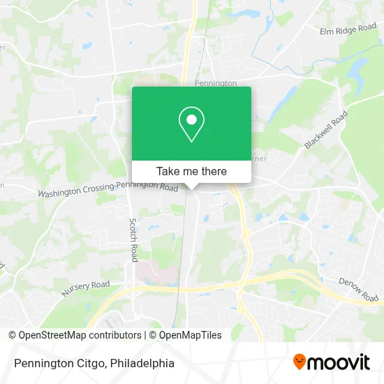 Pennington Citgo map