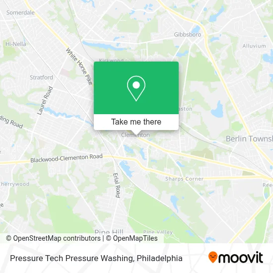 Pressure Tech Pressure Washing map