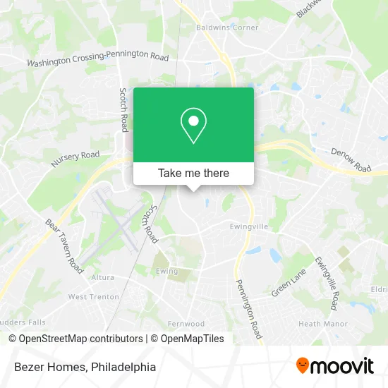 Bezer Homes map