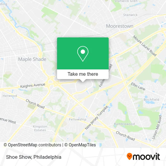 Shoe Show map