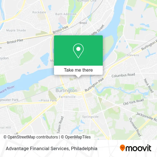 Advantage Financial Services map