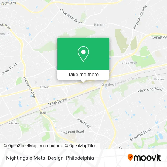 Nightingale Metal Design map