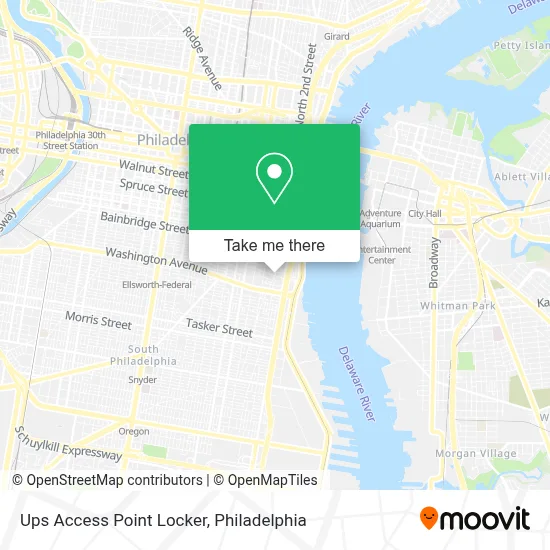 Ups Access Point Locker map