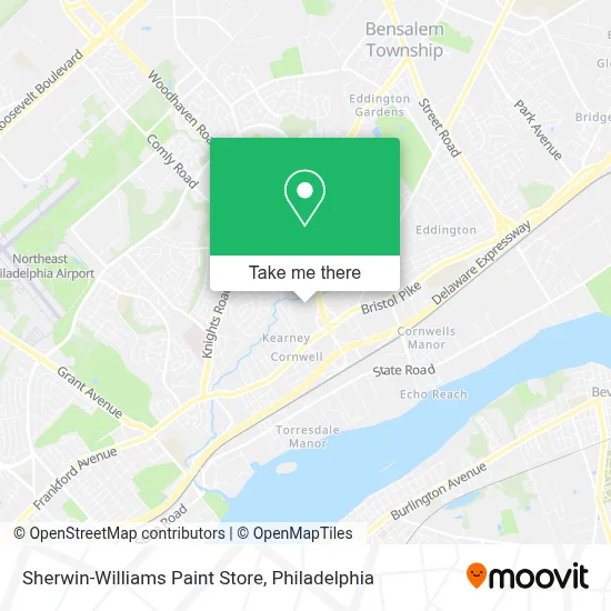 Sherwin-Williams Paint Store map