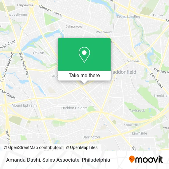 Amanda Dashi, Sales Associate map