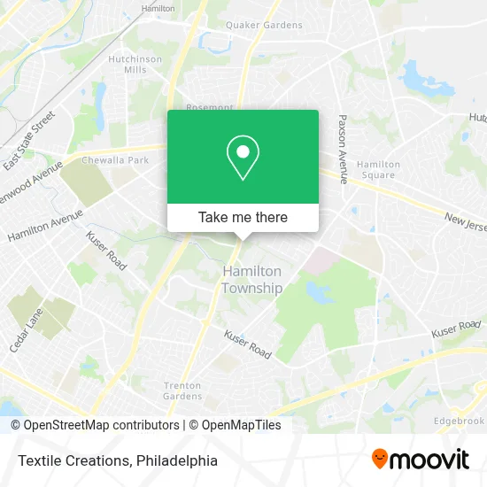 Textile Creations map