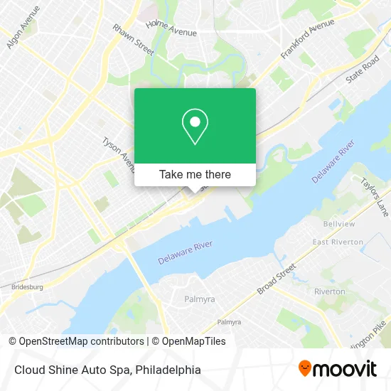 Cloud Shine Auto Spa map