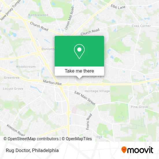 Rug Doctor map