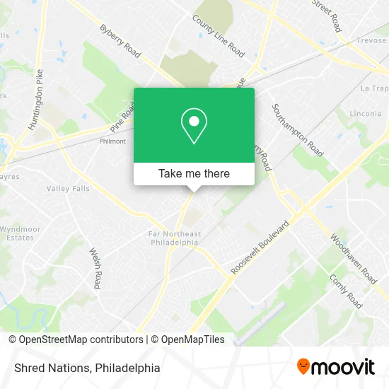 Shred Nations map