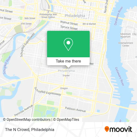 The N Crowd map