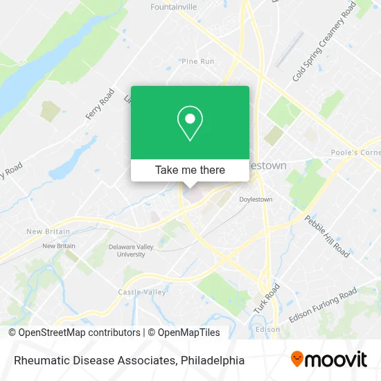 Rheumatic Disease Associates map