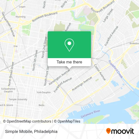 Simple Mobile map