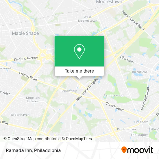 Ramada Inn map