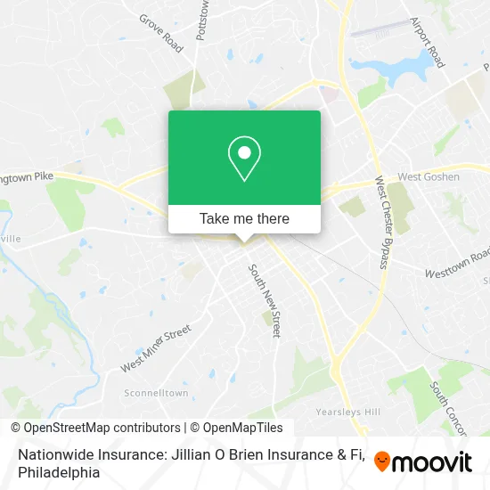 Nationwide Insurance: Jillian O Brien Insurance & Fi map