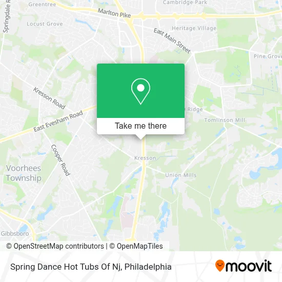 Spring Dance Hot Tubs Of Nj map