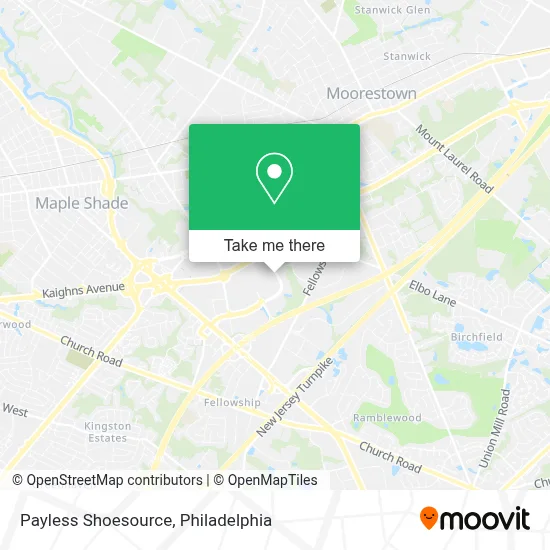 Payless Shoesource map