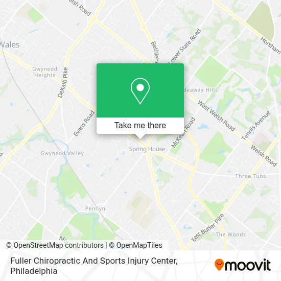 Fuller Chiropractic And Sports Injury Center map