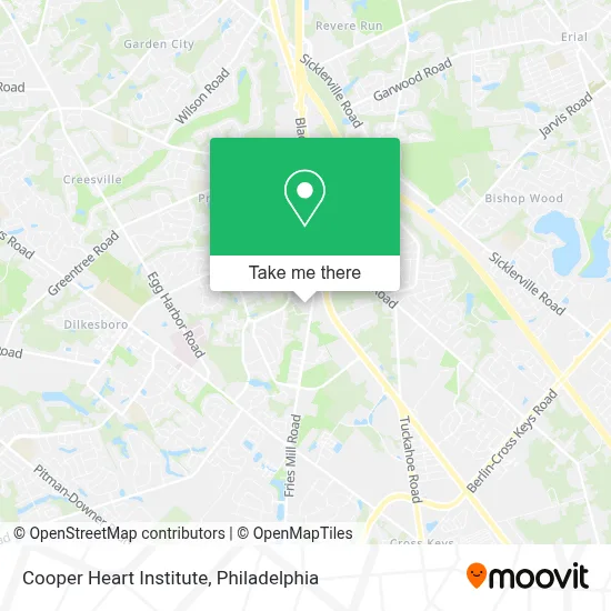 Cooper Heart Institute map