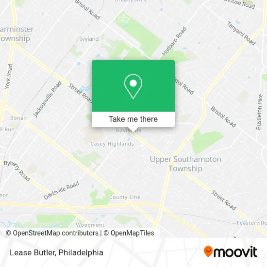 Lease Butler map